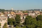 Von den Orangengrten auf dem Aventin hat man einen herrlichen Blick auf Rom.