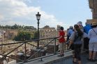 Von hier bot sich uns ein herrlicher Blick aufs Forum Romanum.